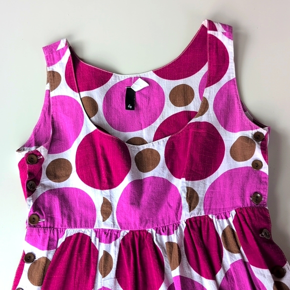 Divided by H&M women's polka dotted sleeveless dress, size 4 - Picture 1 of 8